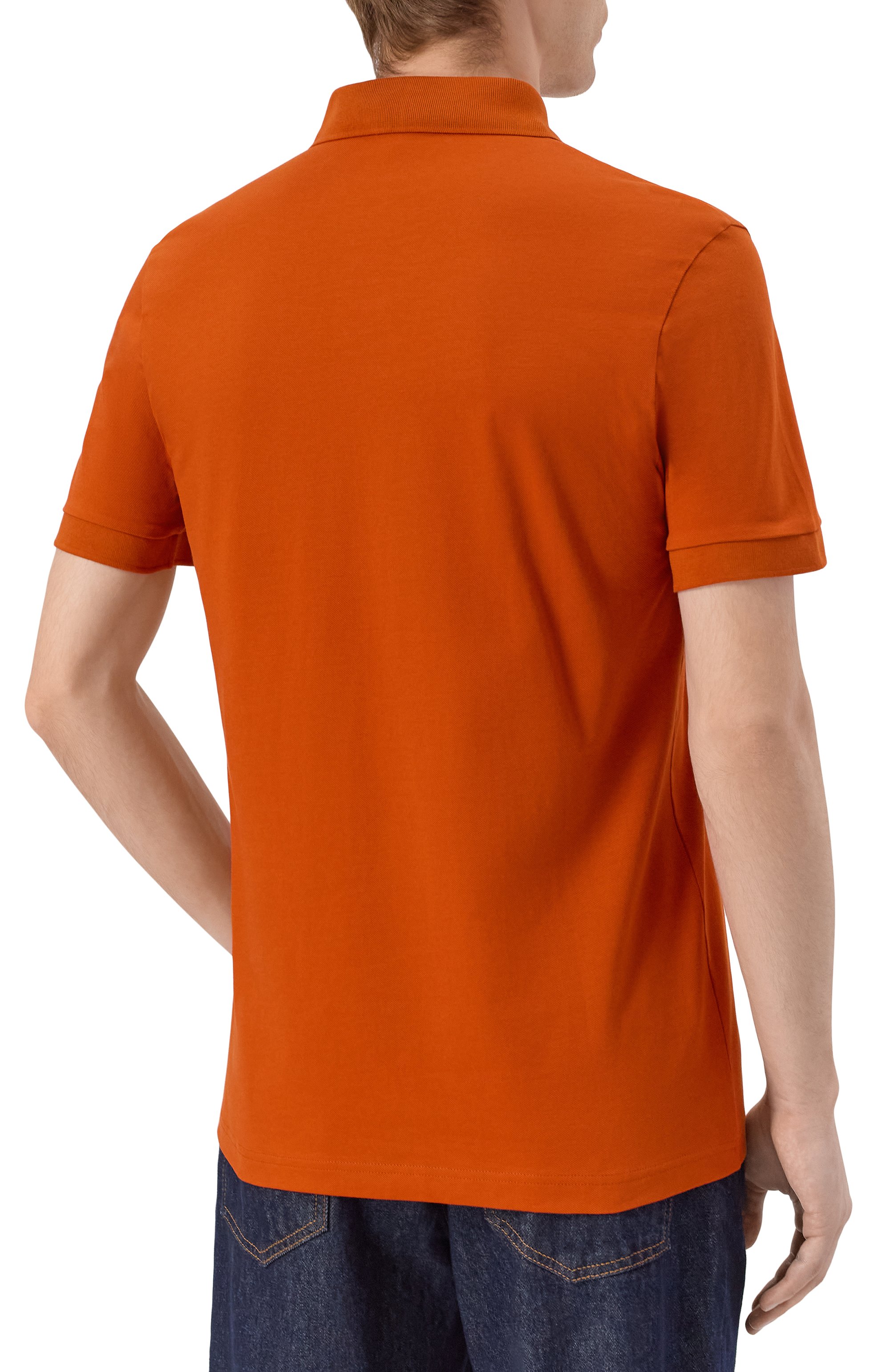 Хлопковое поло BOSS ORANGE, арт. 50507803, фото 4
