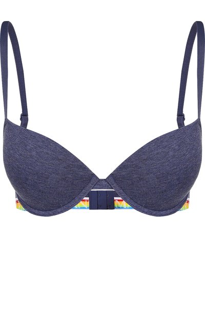 Женский хлопковый бюстгальтер с контрастной отделкой EMPORIO ARMANI, арт. 162394/8P217