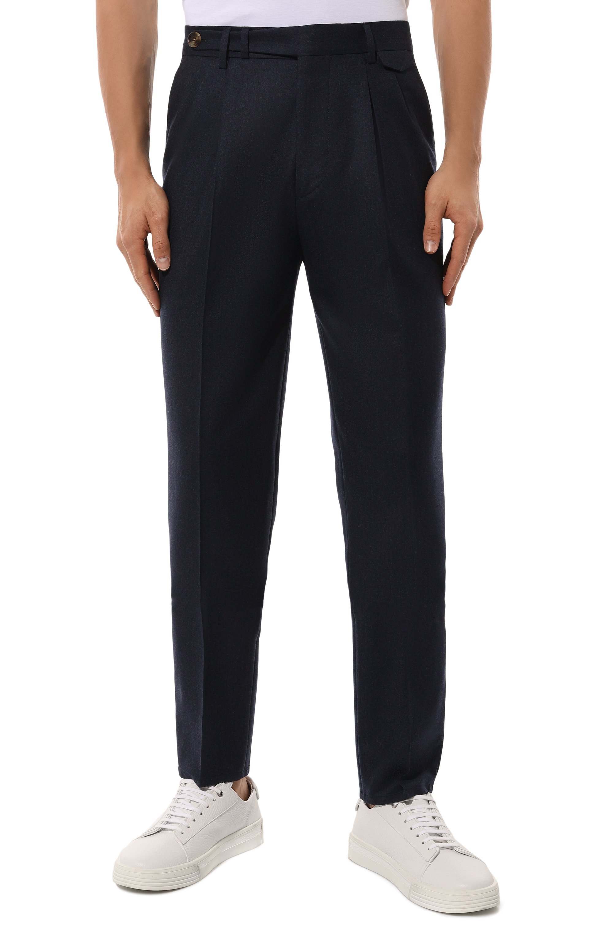 Шерстяные брюки BRUNELLO CUCINELLI, арт. ME226E1920, фото 3