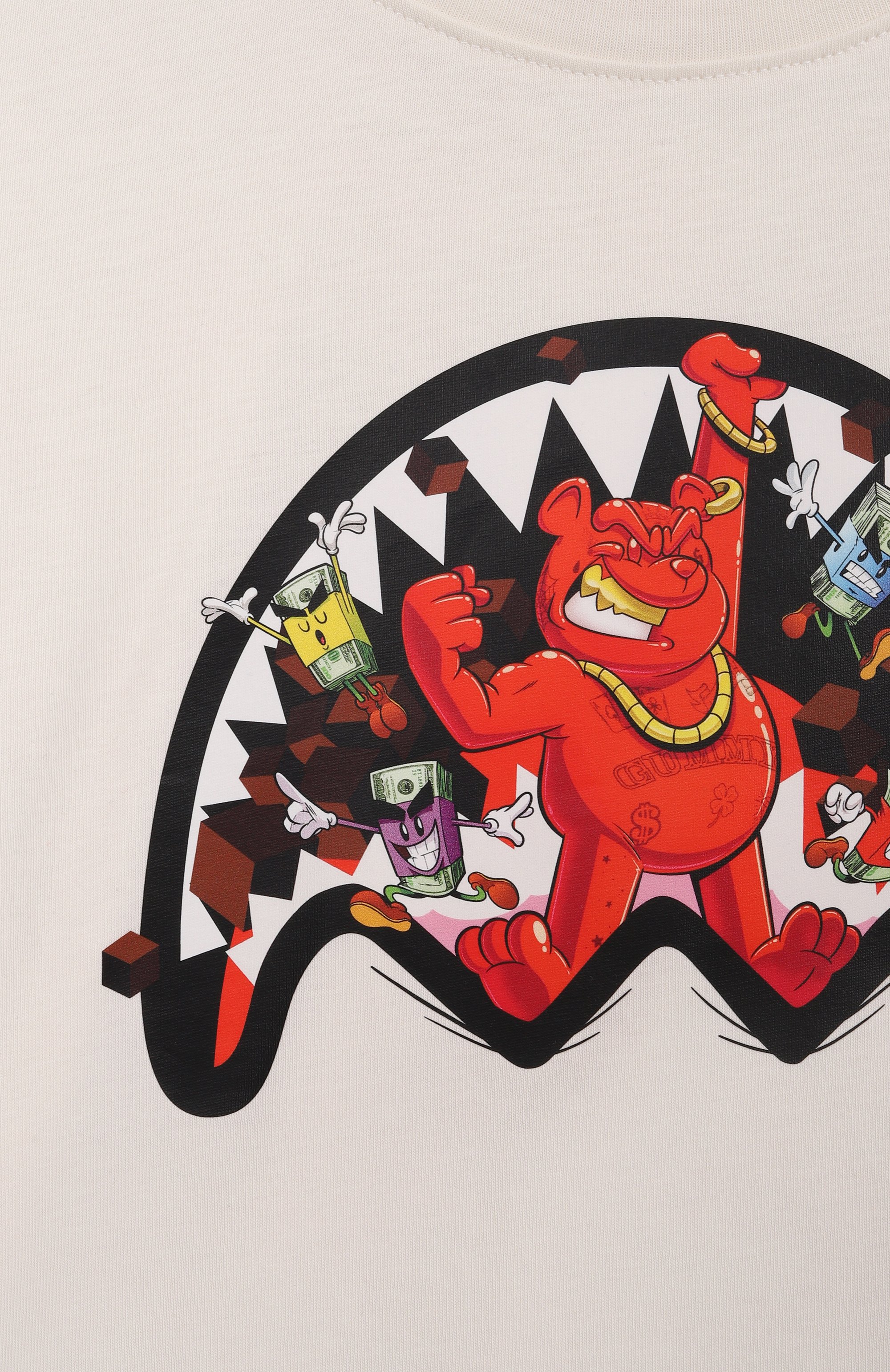 Хлопковая футболка SPRAYGROUND, арт. SPY1423IV0, фото 3