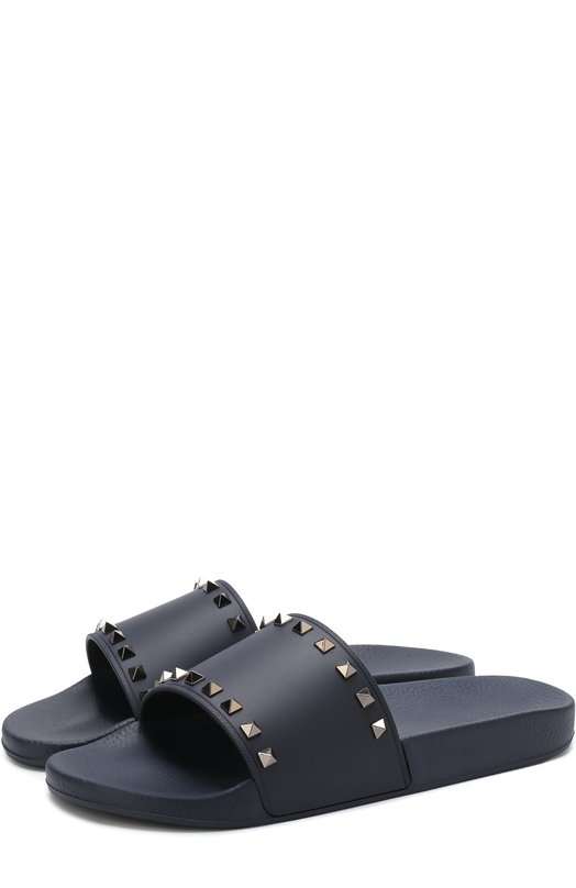 фото Резиновые шлепанцы rockstud valentino