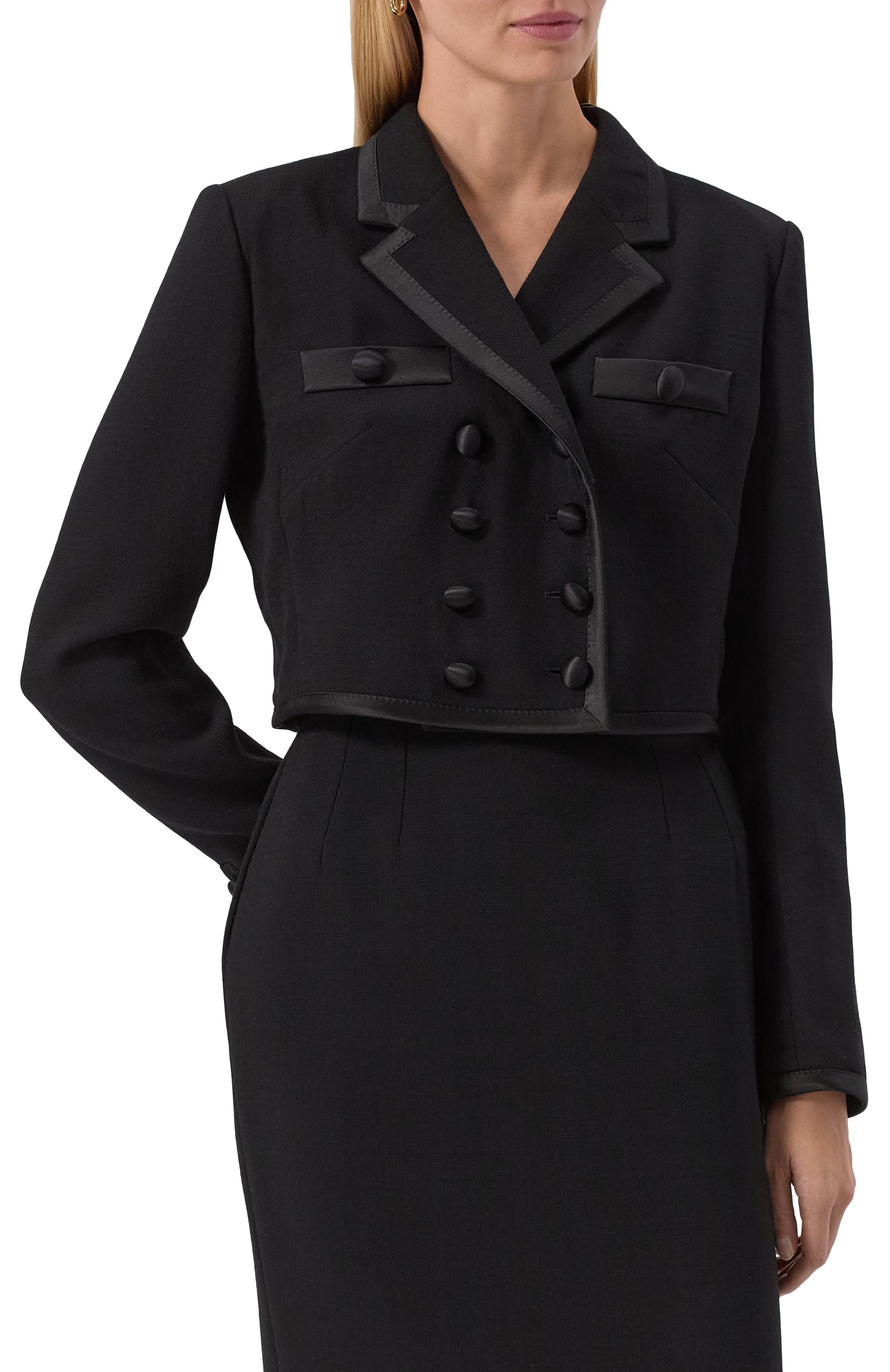 Жакет из шерсти и шелка DOLCE & GABBANA, арт. F27EHT/FUBD2, фото 3