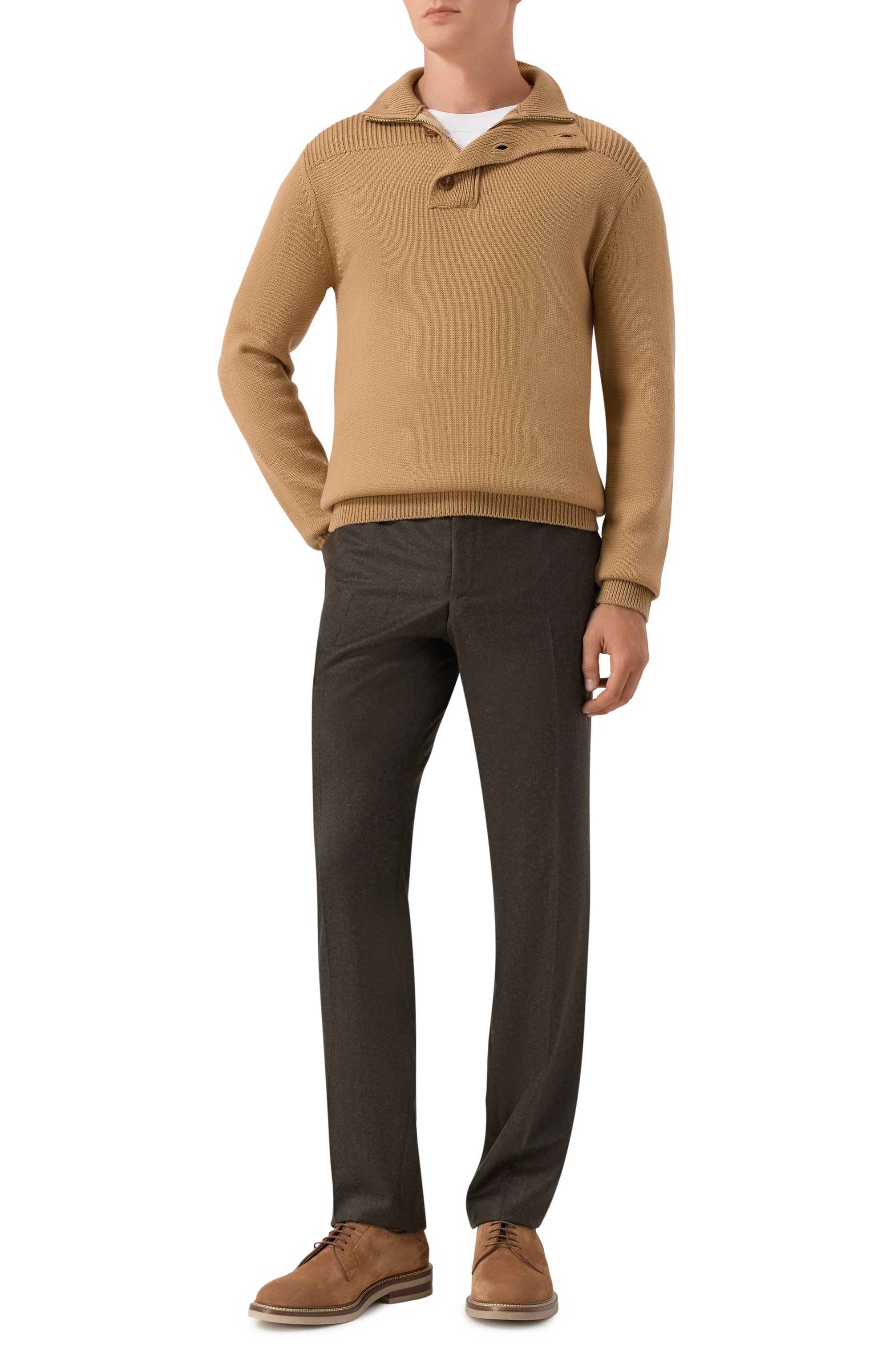 Замшевые дерби BRUNELLO CUCINELLI, арт. MZUPEAT708, фото 2