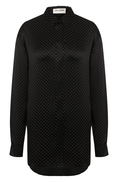 Женская шелковая рубашка SAINT LAURENT, арт. 611900/Y4A13
