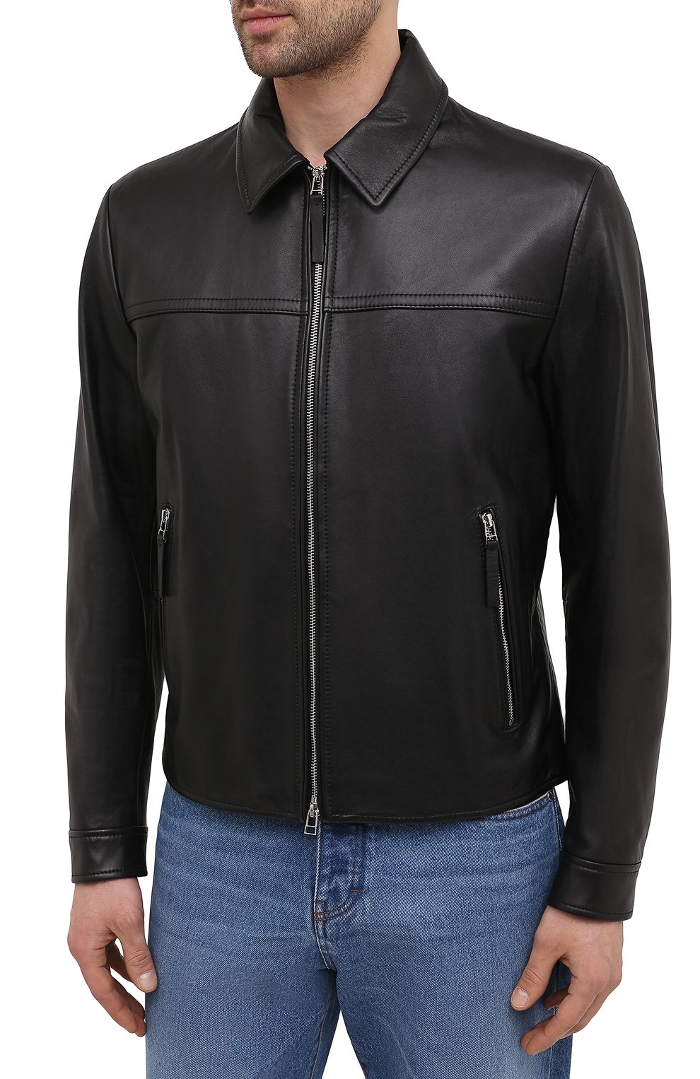 Кожаная куртка BOSS, арт. 50440842, фото 3