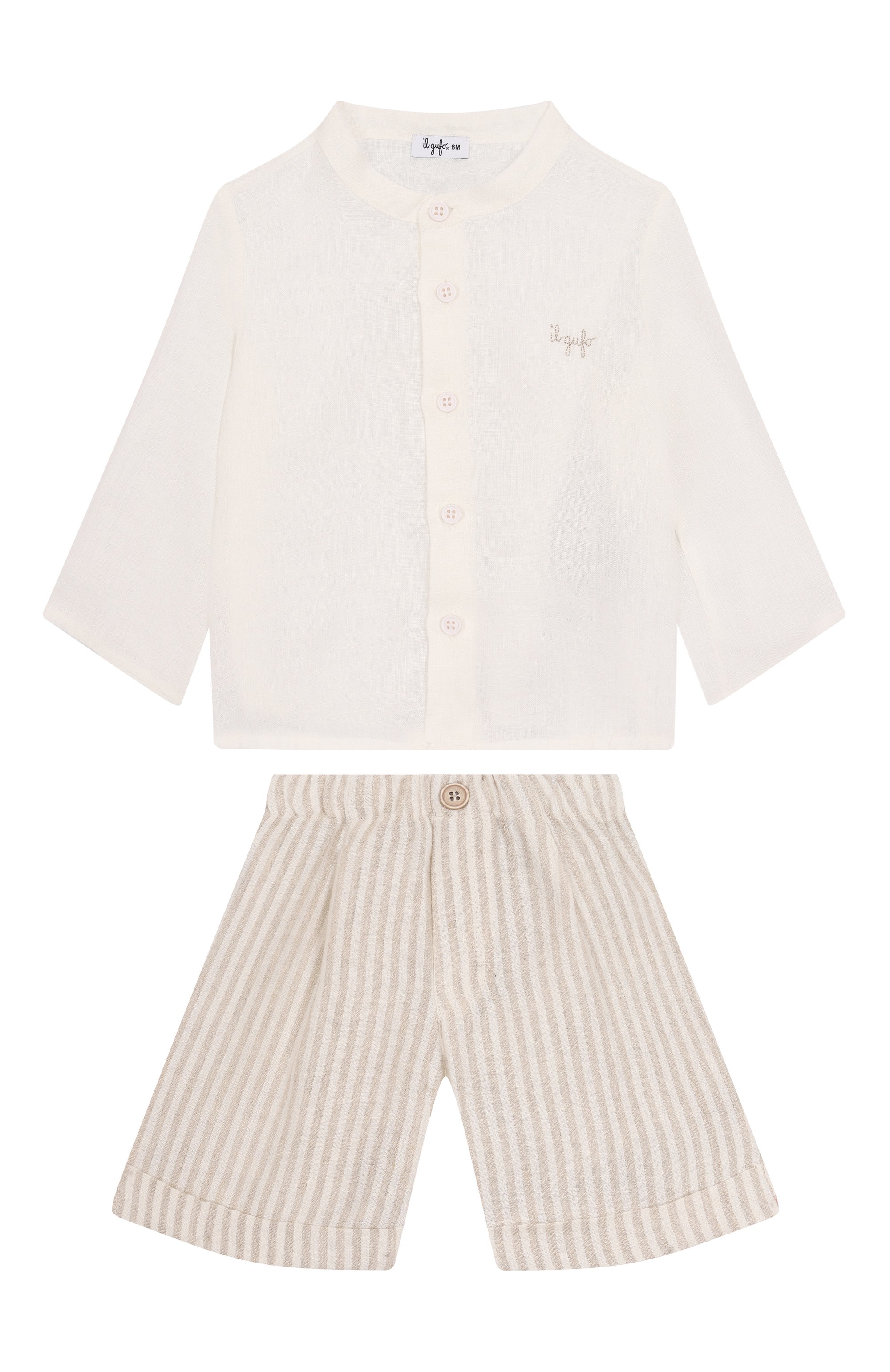 Комплект из рубашки и шорт IL GUFO, арт. P25DP457L1018/3M-9M, фото 1