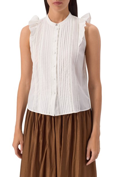 Хлопковый топ BOSS ORANGE, арт. 50540421, фото 3