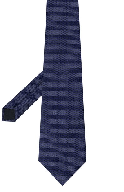 Шелковый галстук LANVIN синего цвета по цене 15000 руб., арт. TIE/2056, фото 3 Шелковый галстук LANVIN, арт. TIE/2056, фото 3
