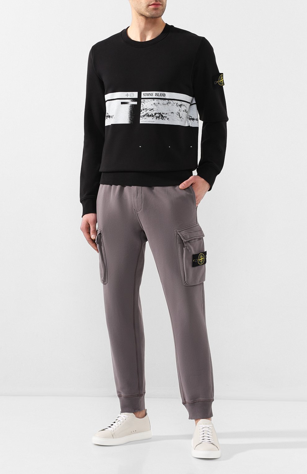 Хлопковый свитшот STONE ISLAND, арт. 721563094, фото 2