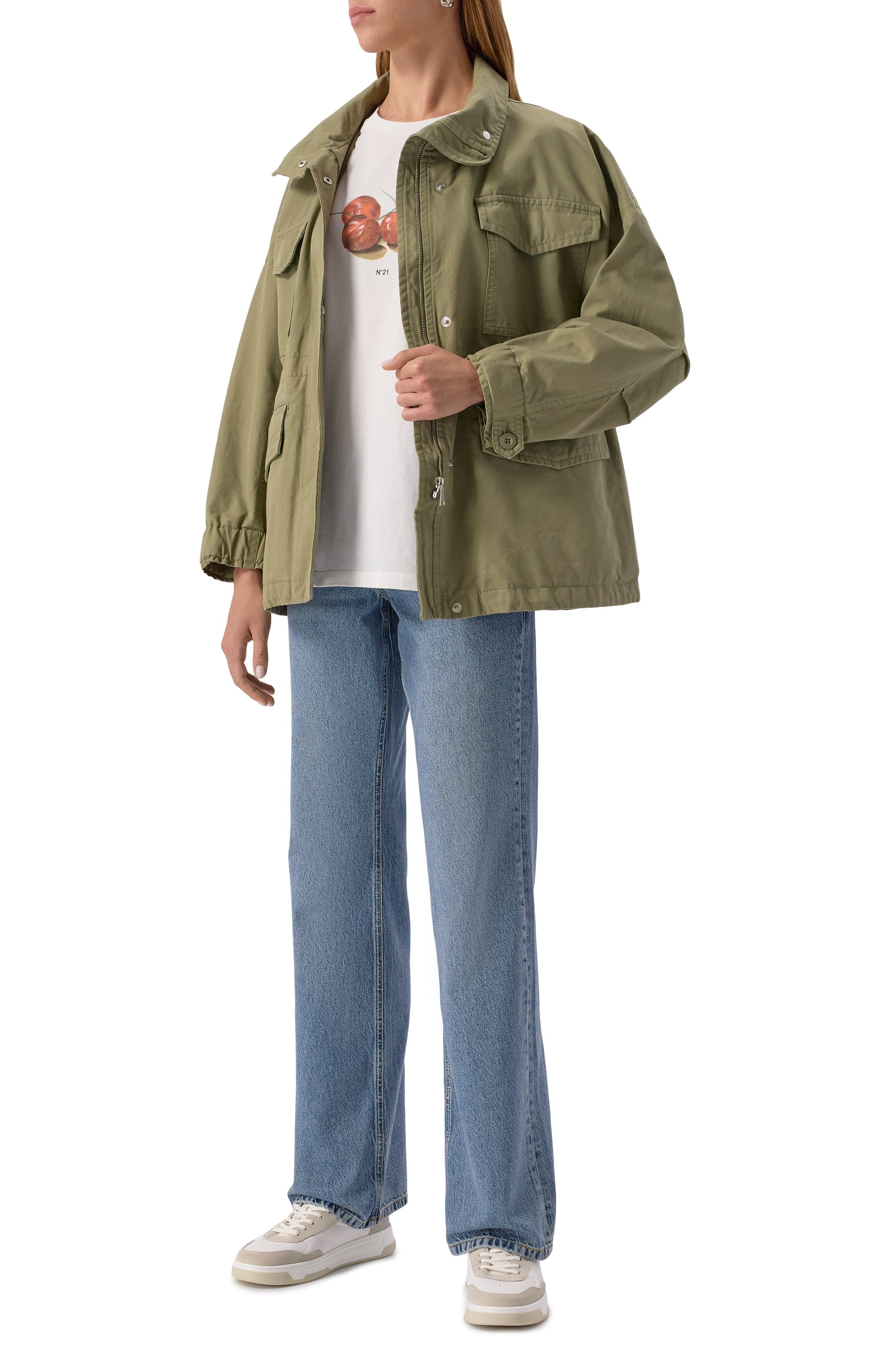 Хлопковая куртка WEEKEND MAX MARA, арт. BASTIA, фото 2