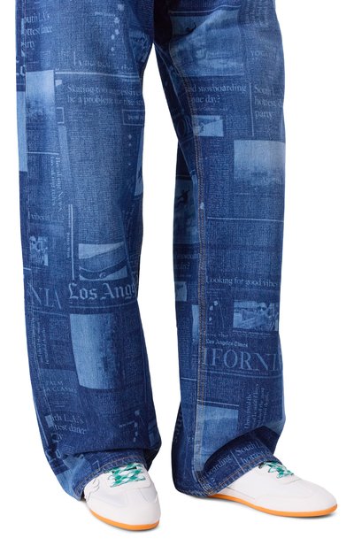 Кожаные кеды pa 5 PALM ANGELS, арт. PMIA105F25LEA001, фото 3