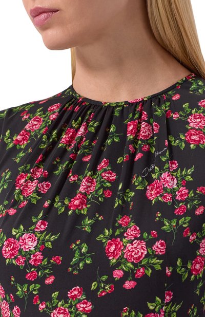 Шелковое платье DOLCE & GABBANA, арт. F60HMT/FSA8B, фото 4