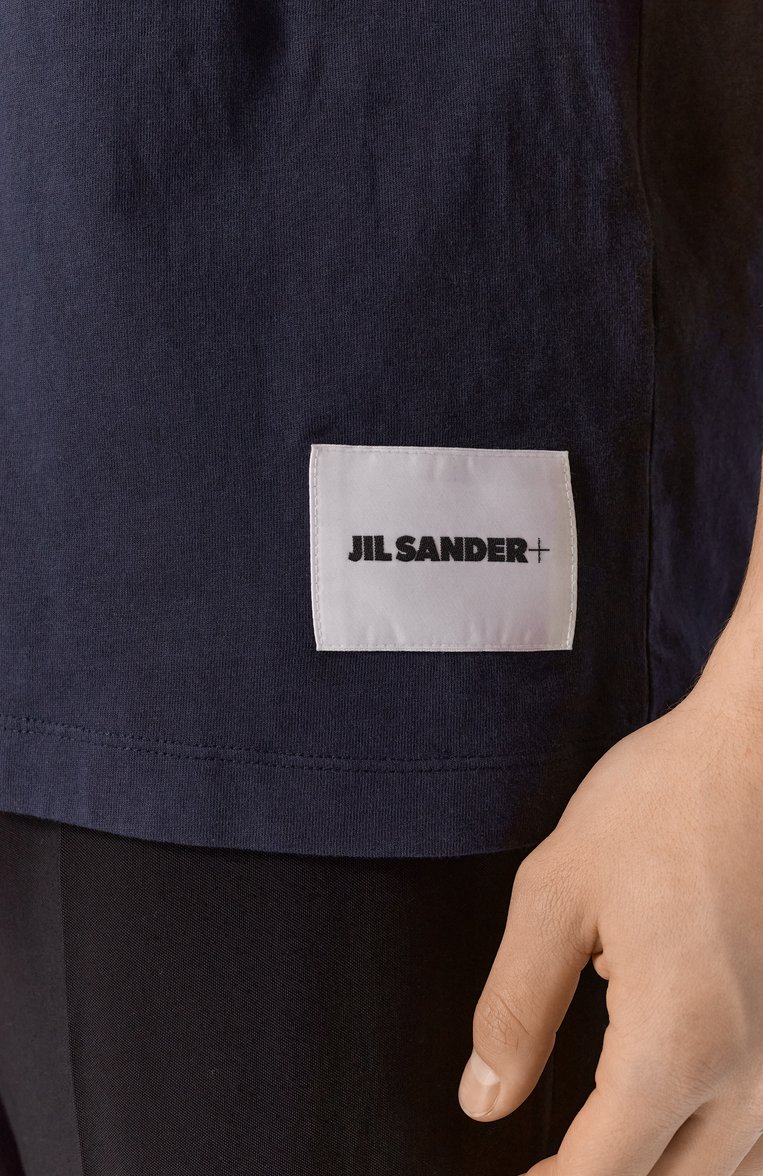 Мужская комплект из трех футболок JIL SANDER разноцветного цвета, арт. J47GC0001/JTN254 | Фото 11 (Длина (для топов): Стандартные; Рукава: Короткие; Материал внешний: Хлопок; Стили: Минимализм; Принт: Без принта; Кросс-КТ: Джерси; Мужское Кросс-КТ: Футболка-одежда; Детали: Без декора; Автоматизация состава: Проставлено; Автоматизация ТО: Проставлено)