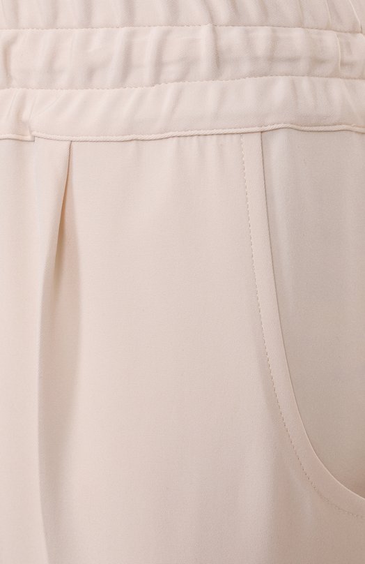 Шелковые брюки Kiton D48122K0977A22 Розовый  D48122K0977A22 Фото 6