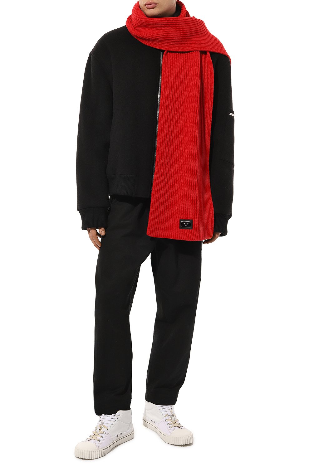 Шарф из шерсти и кашемира DOLCE & GABBANA, арт. GXK64T/JEMQ5, фото 2