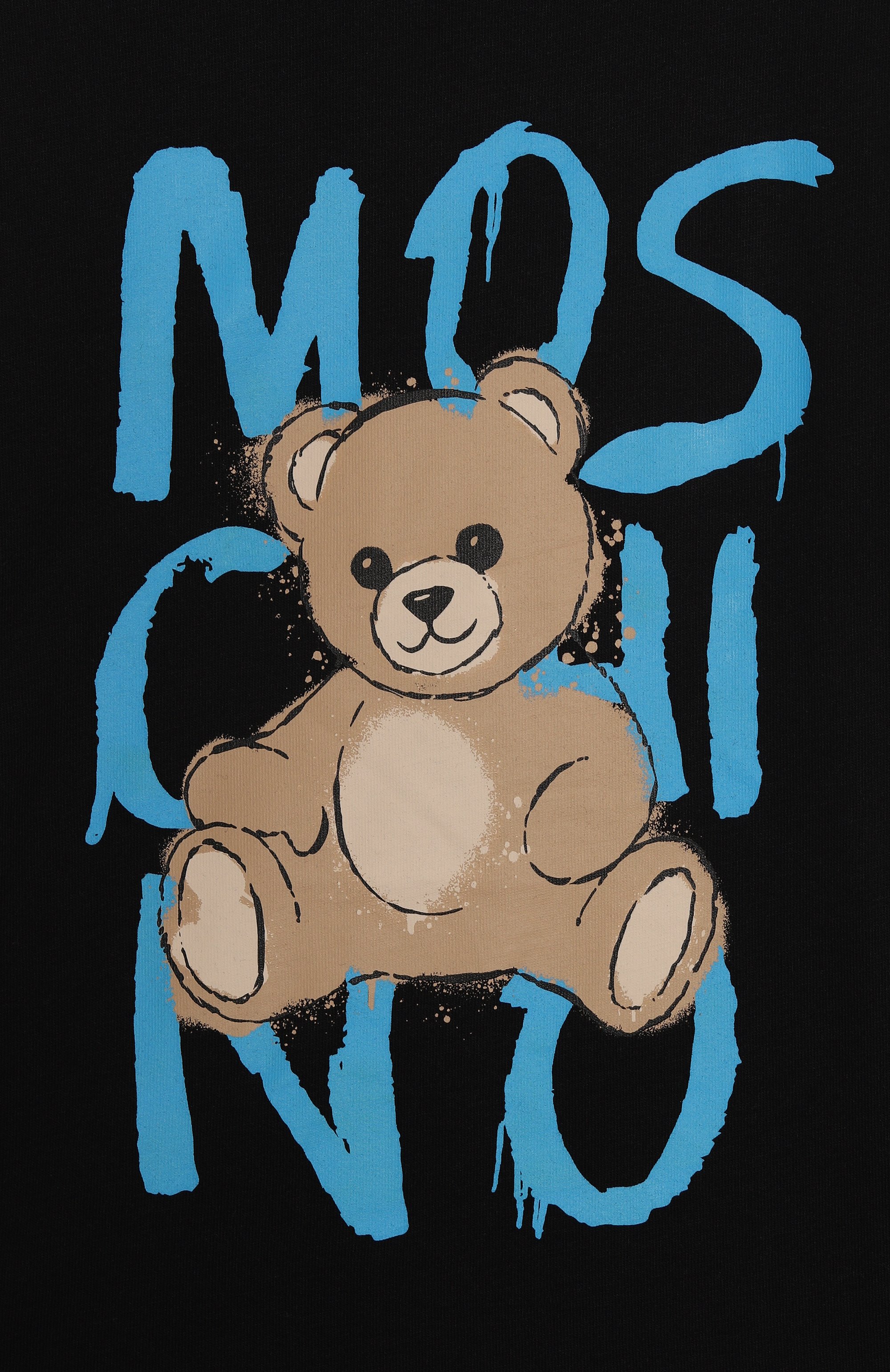 Хлопковая футболка MOSCHINO, арт. HNM05G/LAA20/4-8, фото 3