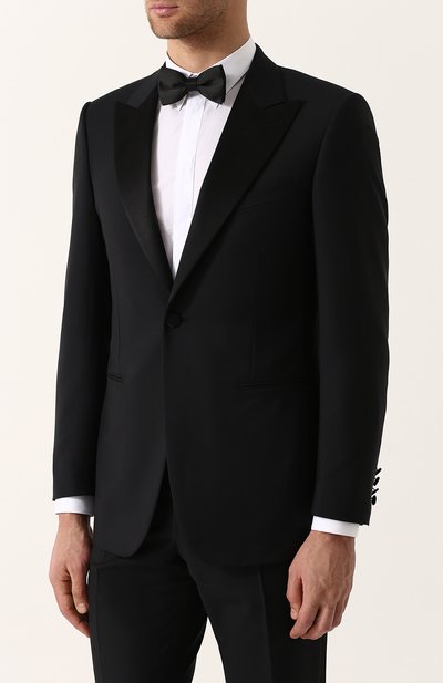 Шерстяной приталенный смокинг LANVIN, арт. RMSU0008-M00600ALS, фото 2