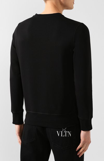 Хлопковый свитшот ALEXANDER MCQUEEN черного цвета по цене 74350 руб., арт. 599610/Q0Z76, фото 4 Хлопковый свитшот ALEXANDER MCQUEEN, арт. 599610/Q0Z76, фото 4