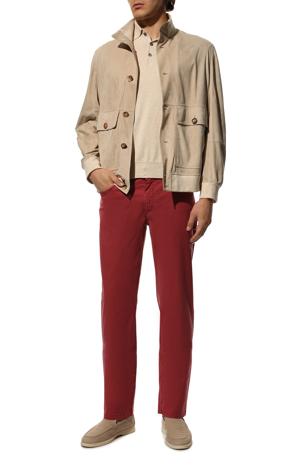 Хлопковые брюки ZILLI, арт. M0X-D0120-C0TE1/R001, фото 2