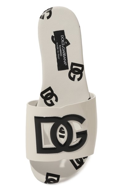 Кожаные шлепанцы DOLCE & GABBANA, арт. D11032/AP449, фото 4