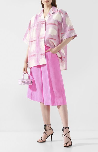 Рубашка из смеси вискозы и шелка JACQUEMUS, арт. 201SH01/0343G, фото 2
