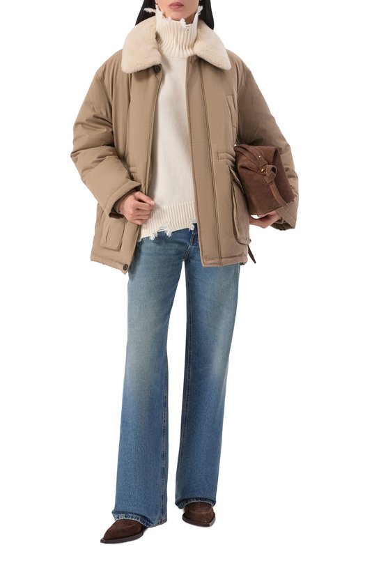 Кашемировый свитер Addicted MK890-1 Кремовый  MK890-1 Фото 2