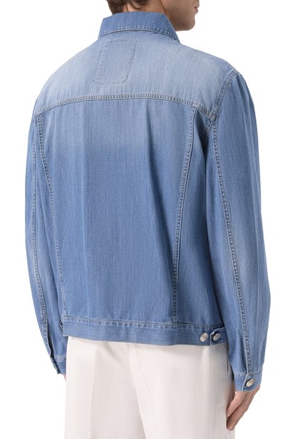 Джинсовая куртка BRUNELLO CUCINELLI, арт. ME6456909, фото 4