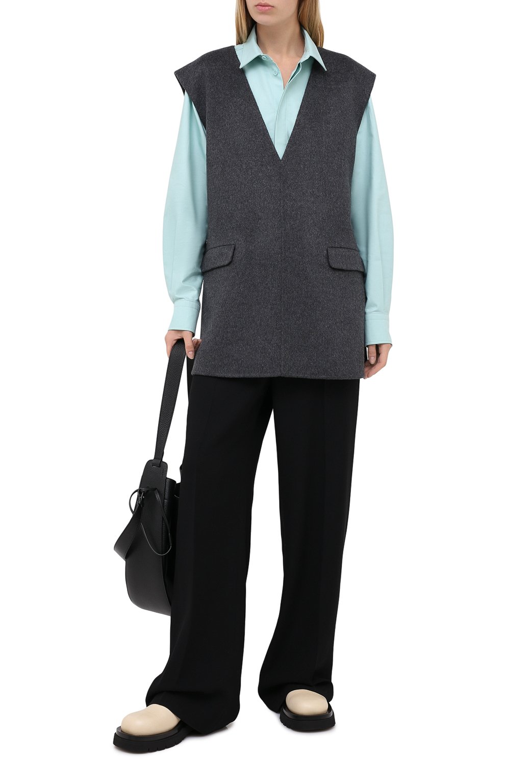 Жилет из шерсти и кашемира TOTEME, арт. ALC0BA 201-101-722, фото 2