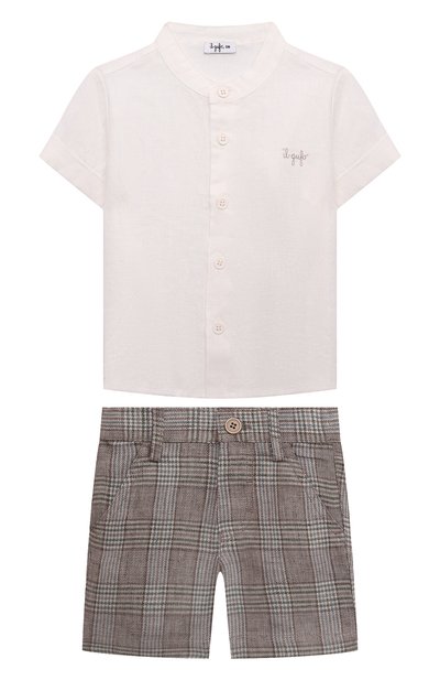 Комплект из рубашки и шорт IL GUFO, арт. P24DP470L3021/3M-9M