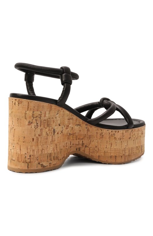 Кожаные босоножки Juno Gianvito Rossi G32484.45SUG.NAPNER0 Чёрный  G32484.45SUG.NAPNER0 Фото 5