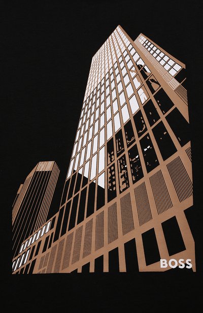 Хлопковый лонгслив BOSS, арт. J51225, фото 3