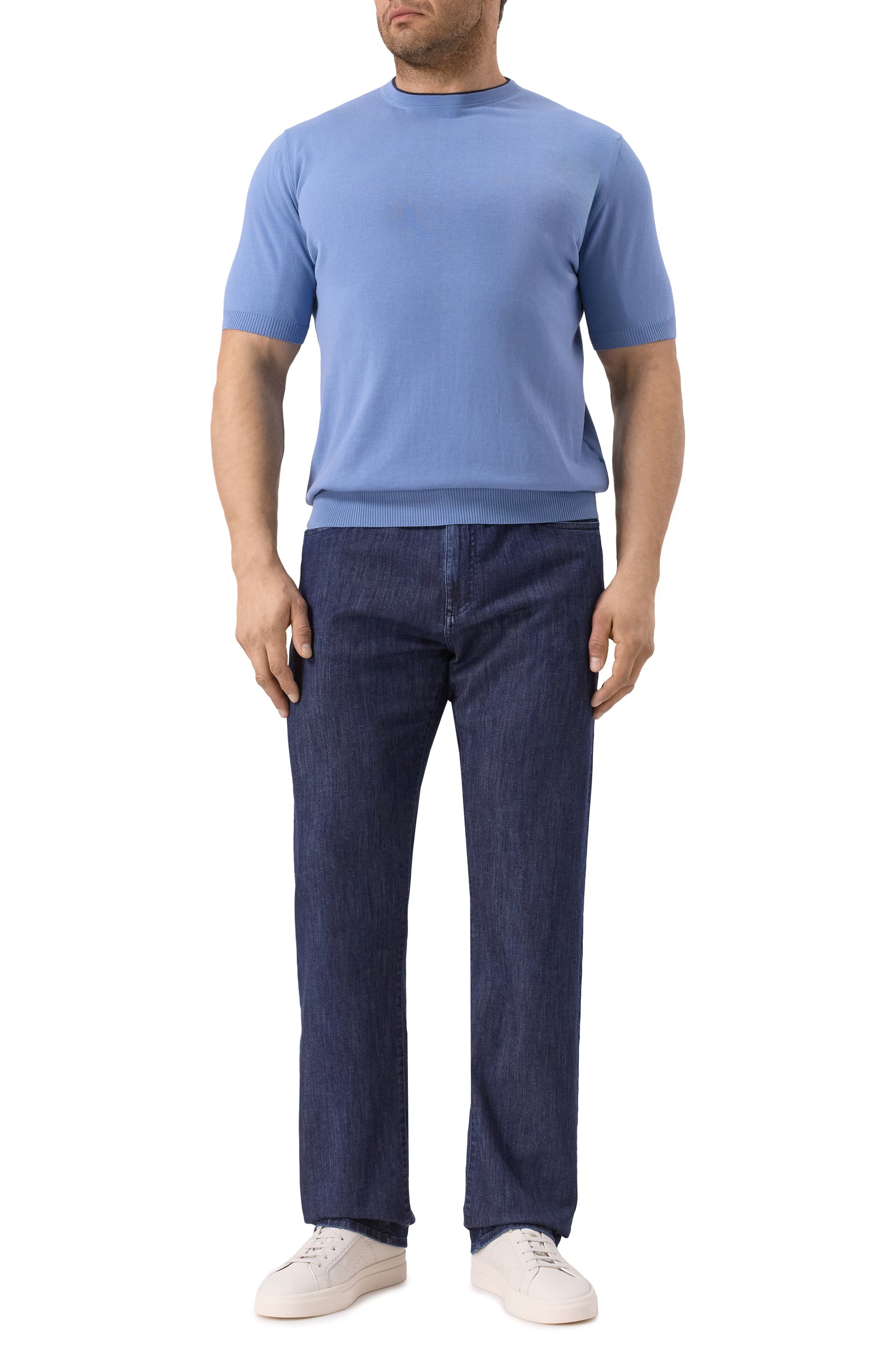 Хлопковый джемпер CANALI, арт. C1050B/MK02261, фото 2