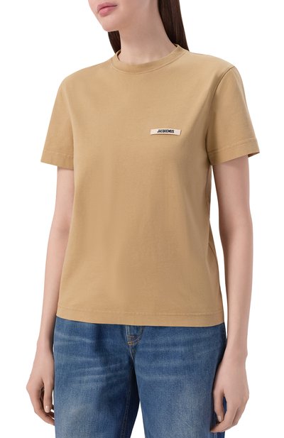 Хлопковая футболка JACQUEMUS, арт. 25HTSW00550/AJ00029, фото 3