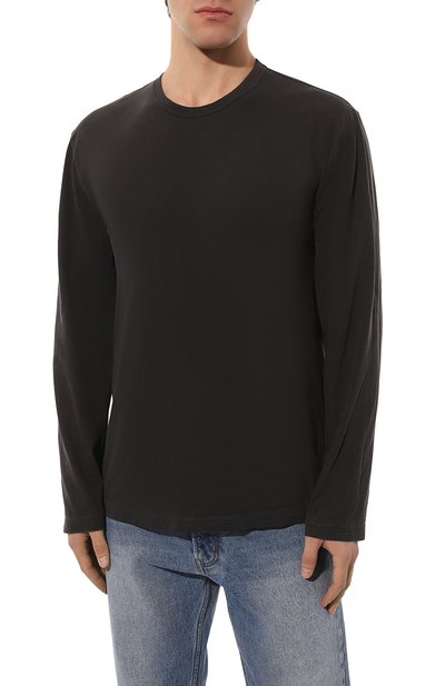 Хлопковый лонгслив JAMES PERSE, арт. MLJ3351/CRP, фото 3