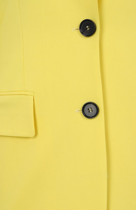 Шерстяной жакет MSGM 3841MDG26/257127 Жёлтый  3841MDG26/257127 Фото 6