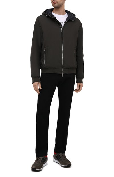 Комбинированные кроссовки HOGAN, арт. HXM3210K790QCG, фото 2