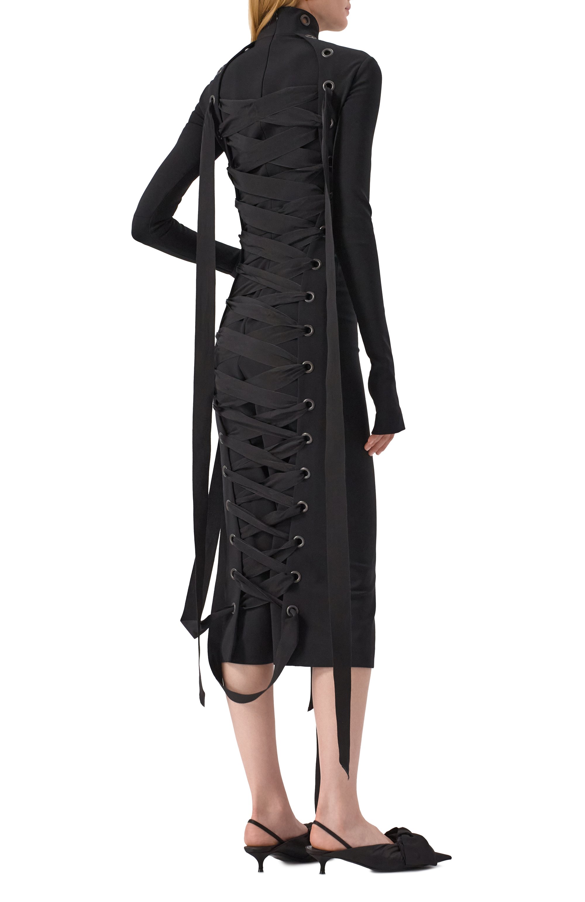 Платье из вискозы BALENCIAGA, арт. 831198/TNV08, фото 4