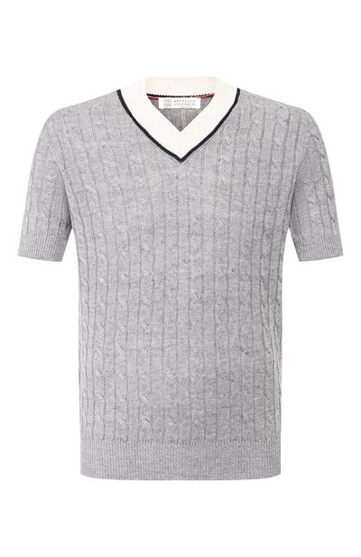 Пуловер с короткими рукавами BRUNELLO CUCINELLI, арт. M2L79032, фото 1