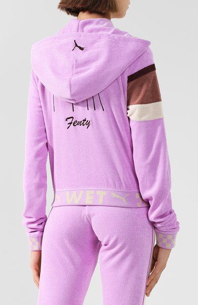 Хлопковый кардиган на молнии с капюшоном FENTY PUMA BY RIHANNA, арт. 57732002, фото 4