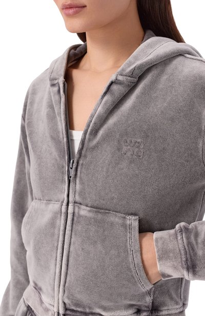 Бархатная тол�стовка ALEXANDERWANG.T, арт. 4CC4252680, фото 5