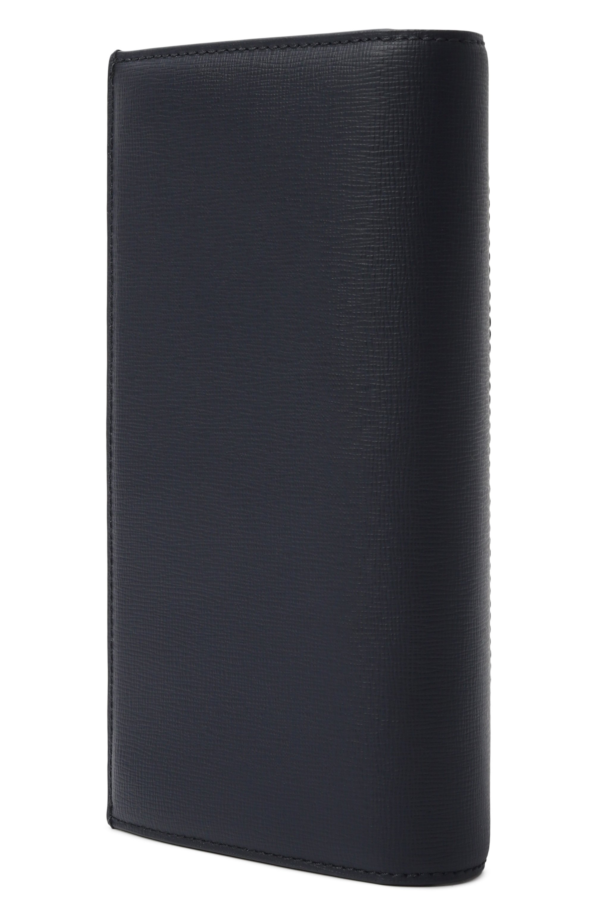 Кожаное портмоне BALLY темно-синего цвета по цене 44050 руб., арт. MLL015/EC001, фото 2 Кожаное портмоне BALLY, арт. MLL015/EC001, фото 2