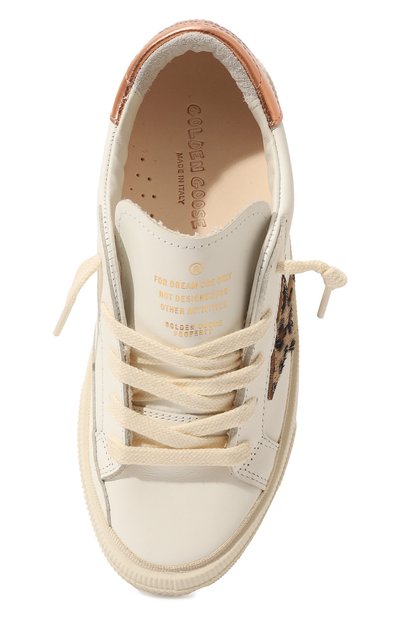 Кожаные кеды GOLDEN GOOSE DELUXE BRAND, арт. GYF00112.F003303, фото 4
