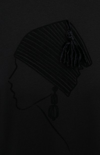 Хлопковая футболка GIORGIO ARMANI черного цвета по цене 42350 руб., арт. 6HAM62/AJMCZ, фото 5 Хлопковая футболка GIORGIO ARMANI, арт. 6HAM62/AJMCZ, фото 5