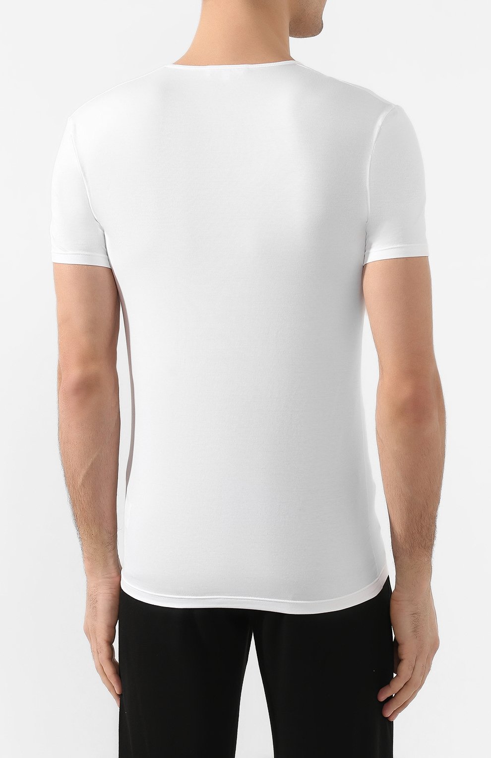 Хлопковая футболка ZEGNA, арт. N2M800010, фото 4