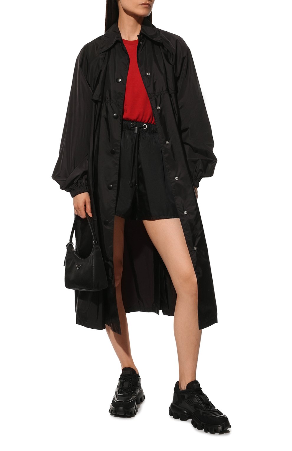 Текстильные кроссовки PRADA, арт. 1E819L-3KR2-F0002-50, фото 2