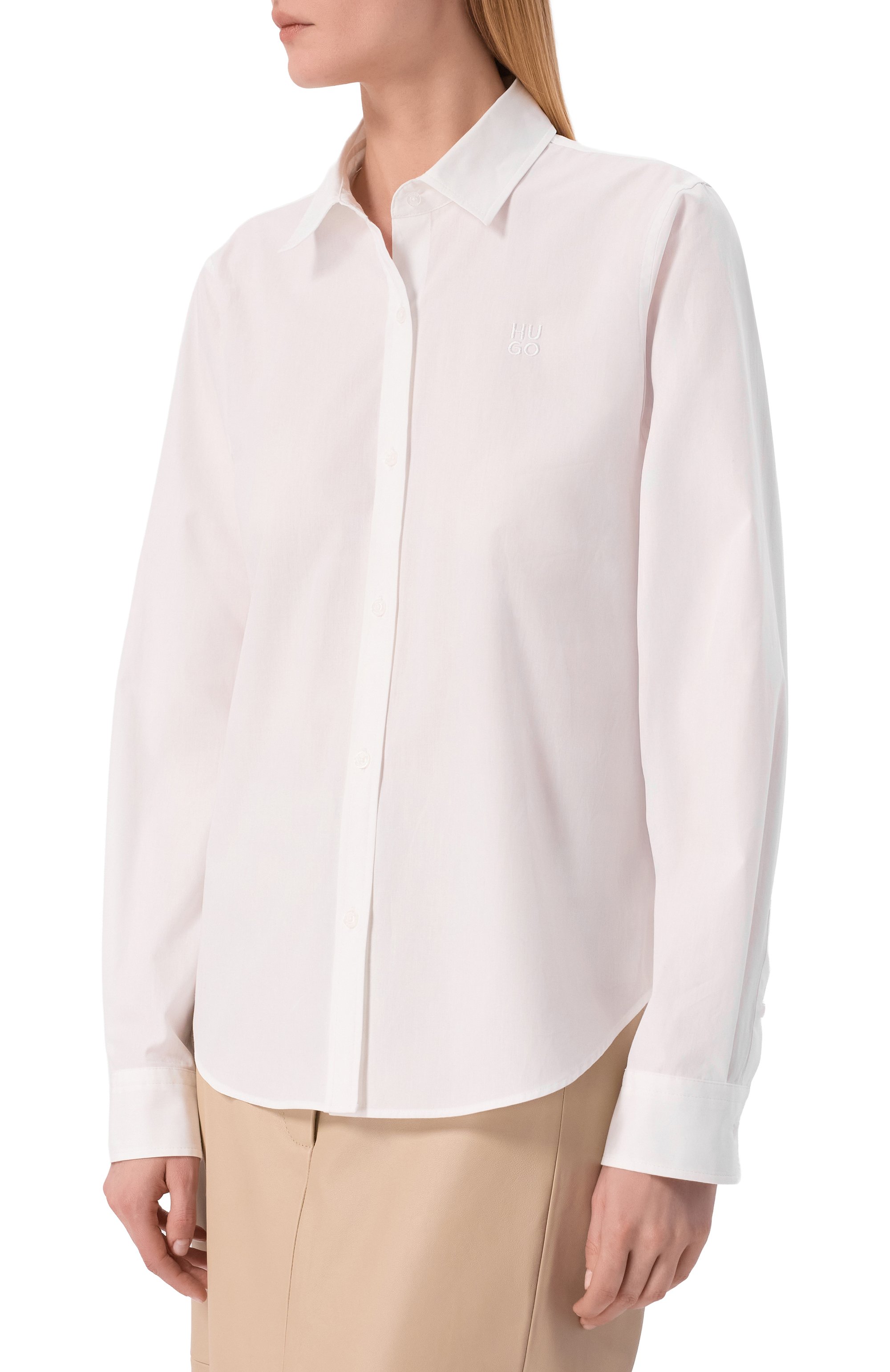 Хлопковая рубашка HUGO, арт. 50552832, фото 3