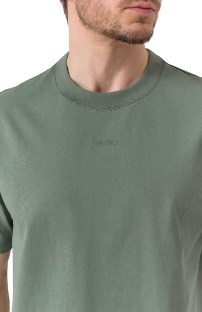 Хлопковая футболка HUGO, арт. 50488330, фото 5
