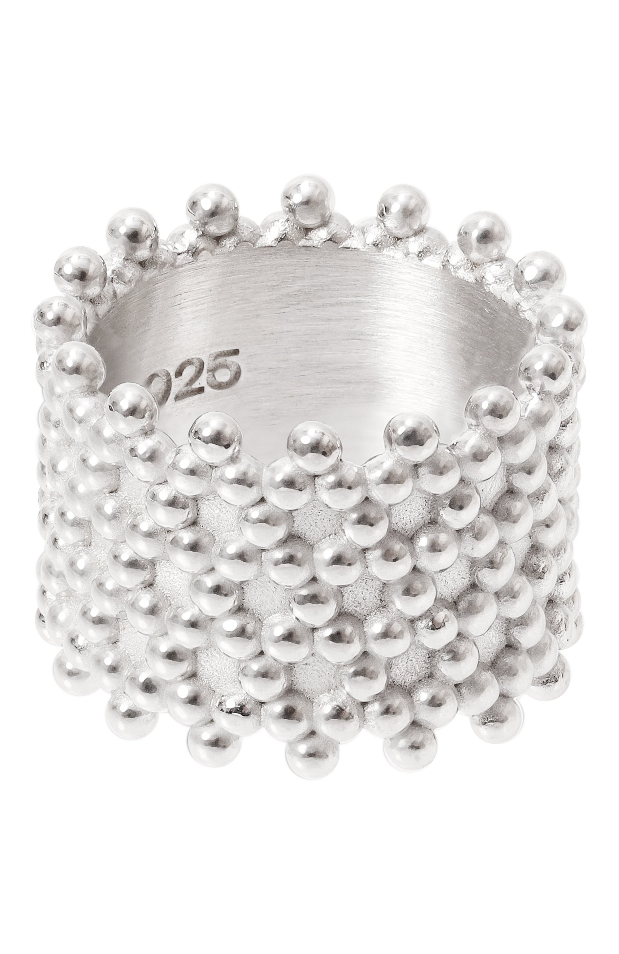 Кольцо фенечка AVGVST серебряного цвета по цене 11130 руб., арт. 071-102-0015, фото 3 Кольцо фенечка AVGVST, арт. 071-102-0015, фото 3