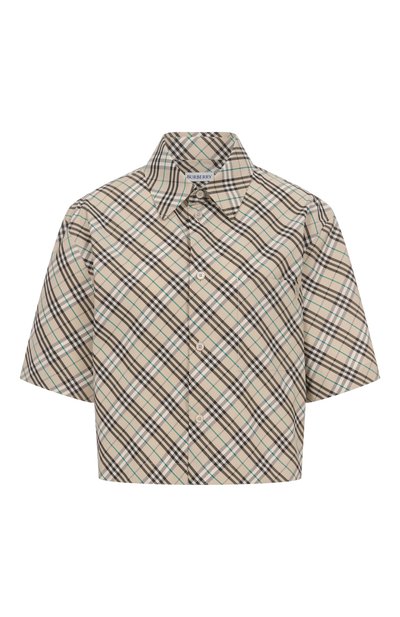 Женская хлопковая рубашка BURBERRY, арт. 8101121
