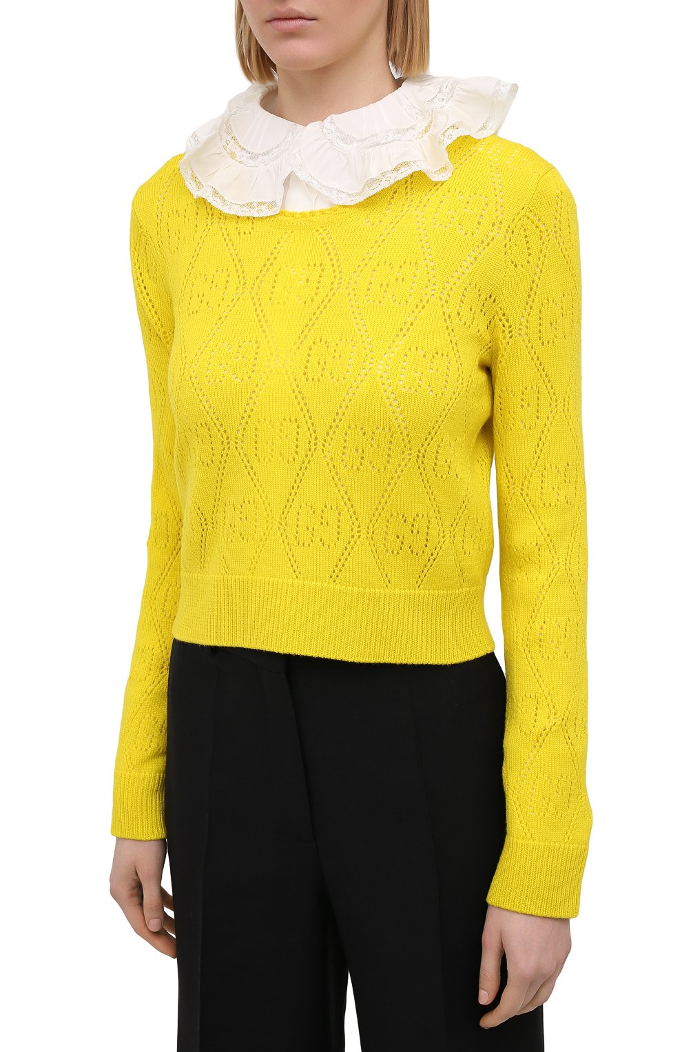 Шерстяной пуловер GUCCI, арт. 642115/XKBL7, фото 3